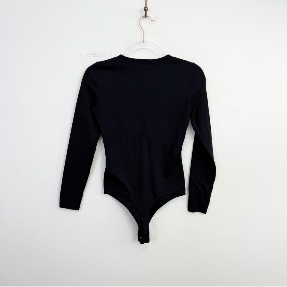 Abercrombie & Fitch Soft A&F Twist Front Bodysuit Black Size S - Picture 6 of 6